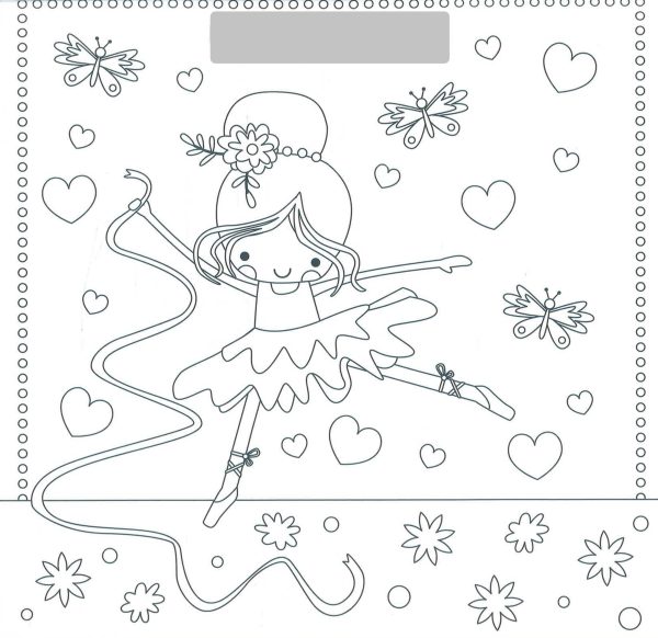 My Favourite Ballerina Colouring Pad (W Stickers) on Sale