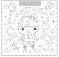 My Favourite Ballerina Colouring Pad (W Stickers) on Sale