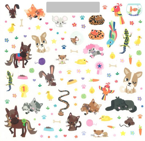 My Favourite Purrfect Pets Colouring Pad (W Stickers) Online Sale