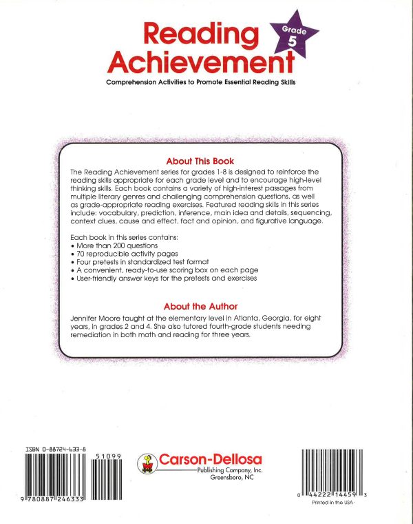 Reading Achievement Grade 5 Discount