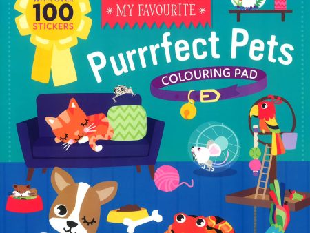 My Favourite Purrfect Pets Colouring Pad (W Stickers) Online Sale