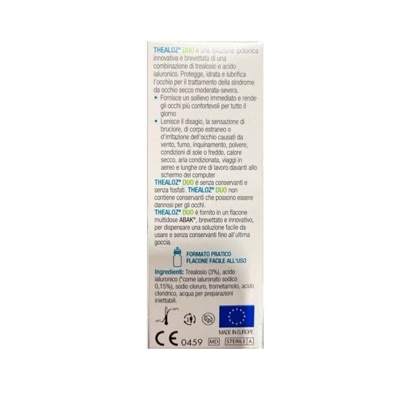 Thealoz Duo Soluzione Oculare 10 ml For Discount