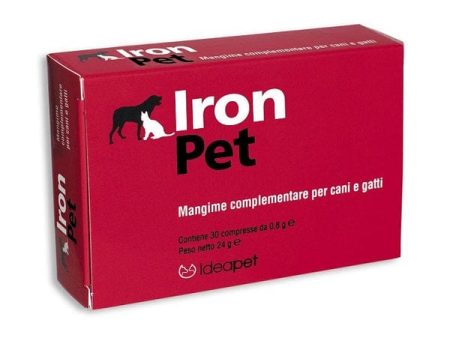 Iron Pet 30 Compresse Mangime Complementare per Cani e Gatti Supply