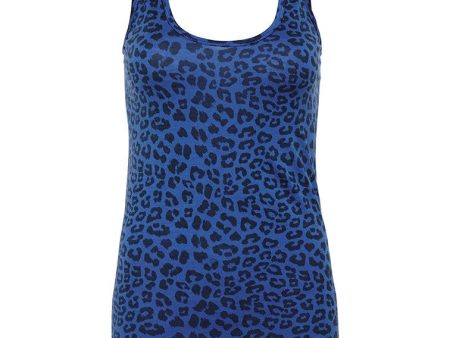 Maya Scoop Tank - Ocean Blue on Sale