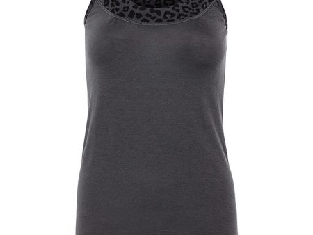 Best Friend Merino Tank - Charcoal Grey Online