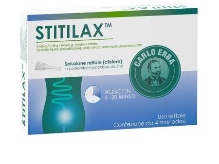 Stitilax Soluzione Rettale 4 Clisteri Monodose da 5 ml Online