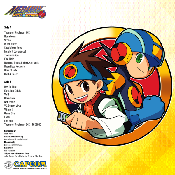 Akari Kaida - Mega Man Battle Network (Original Video Game Soundtrack) [New 1x 12-inch Blue Vinyl LP] Hot on Sale