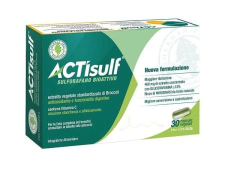 ACTisulf Sulforafano Bioattivo 30 Capsule Vegetali Fashion