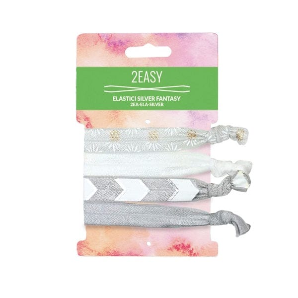 2Easy Elastici Silver Fantasy 4 Fasce Per Capelli Online Hot Sale