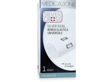 Silver Ideal Benda Elastica Universale 10 cm x 4,5 m 1 Pezzo Con Clip Fissaggio Hot on Sale