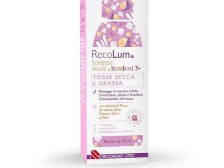 RecoLum Sciroppo Adulti e Bambini 150 ml Aroma Frutti di Bosco Sale