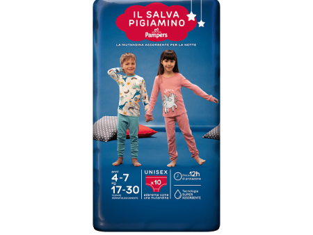 Baby Care Salva Pigiamino 4-7 Anni 17-30 Kg 10 Pezzi Unisex S M For Discount