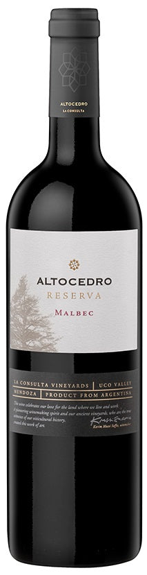 Altocedro Malbec Reserva 2018 (Case only) Hot on Sale